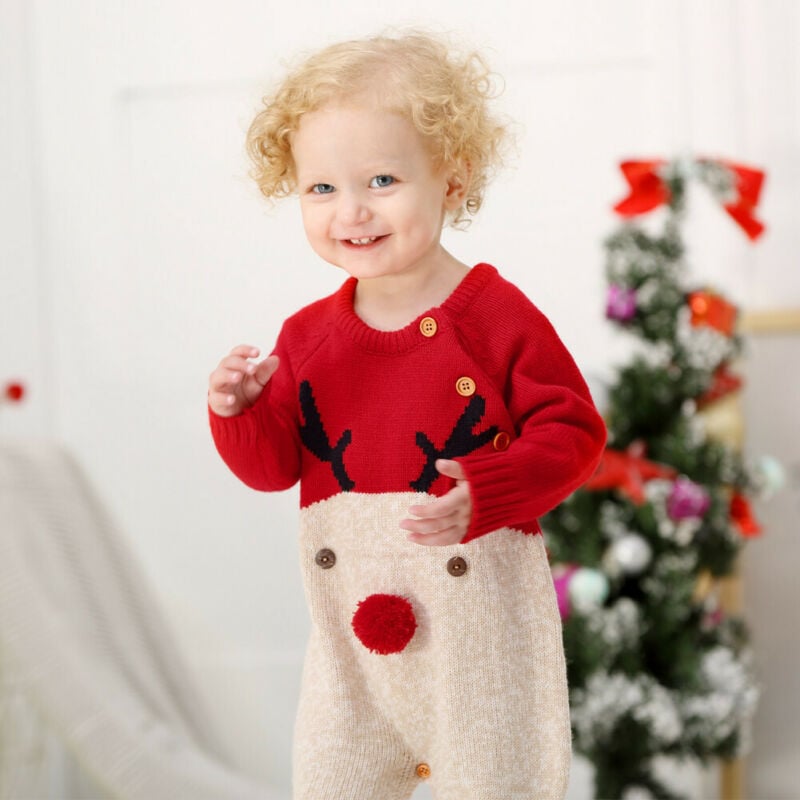 Baby Knitted Christmas Sweater