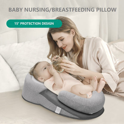 Newborn Baby Anti-Reflux Vomit Nursing Breastfeeding Pillow