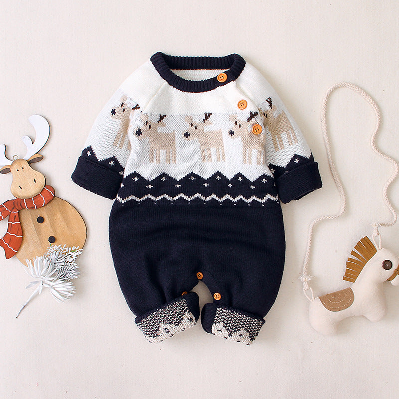 Baby Christmas Elk Jumper