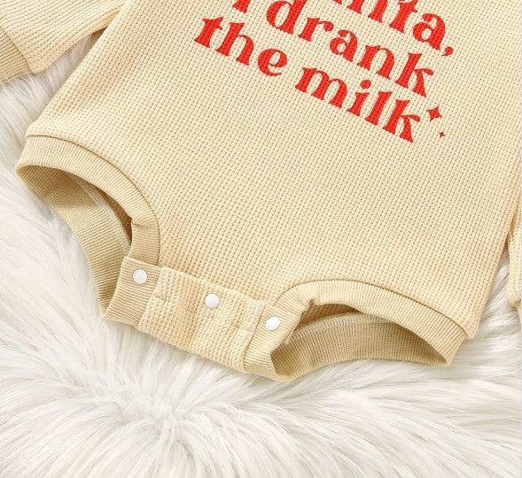 Baby Sorry Santa Onesie