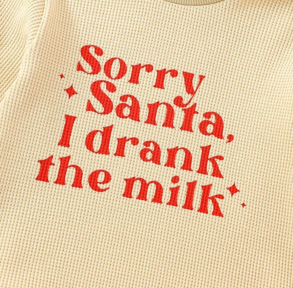 Baby Sorry Santa Onesie