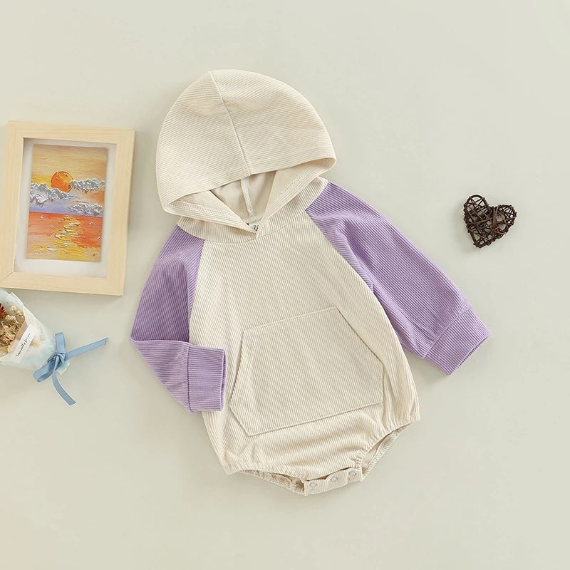 Baby Cotton Hooded Romper