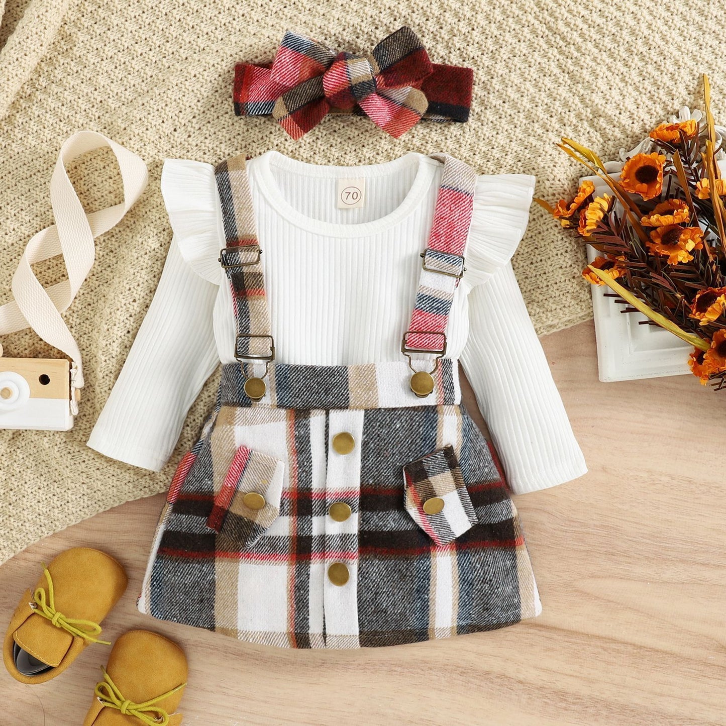 Baby Overall Dress Set