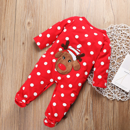 Baby Reindeer Christmas Romper