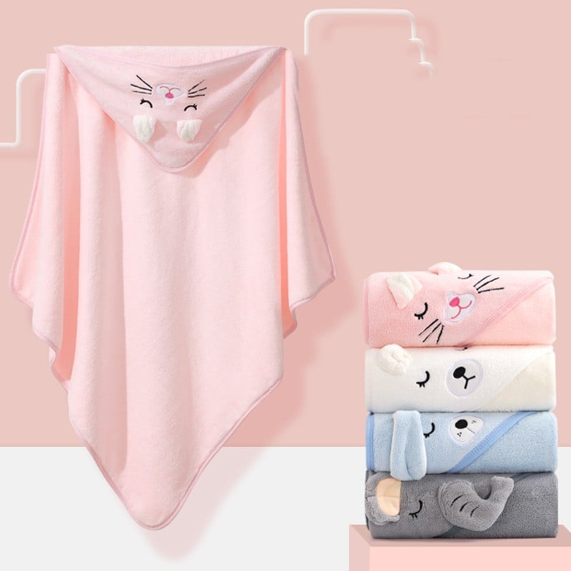 Animal Baby Bathrobe Towel