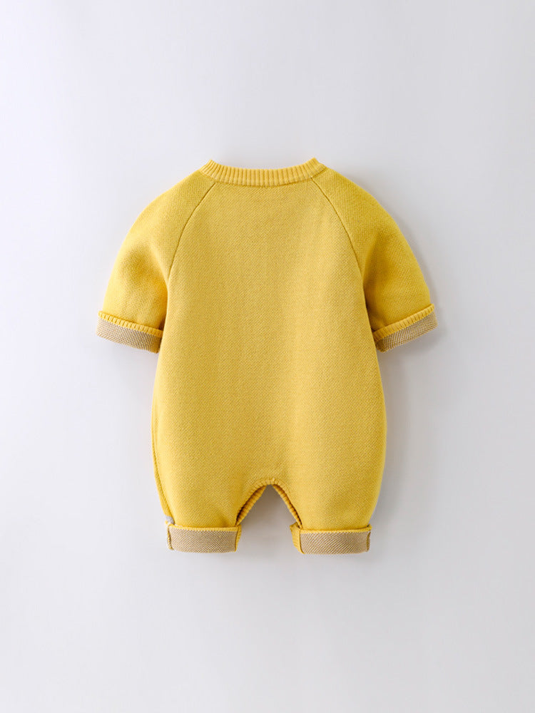 Baby Knitted Casual Jumpsuit