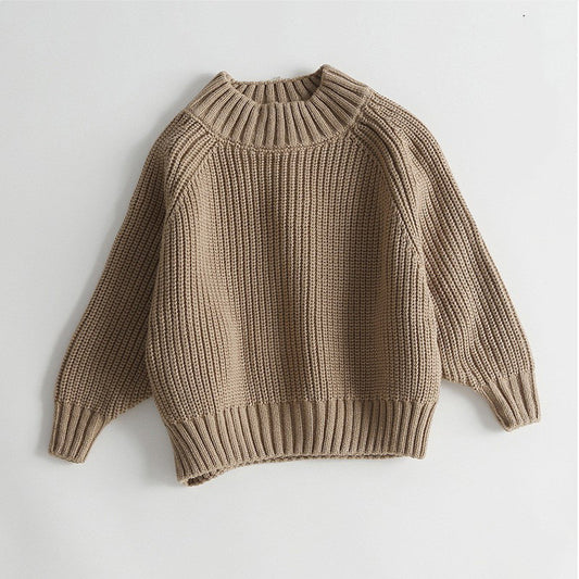 Toddler Knitted High Neck Sweater