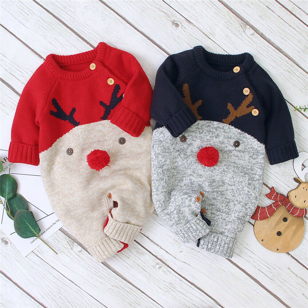 Baby Knitted Christmas Sweater