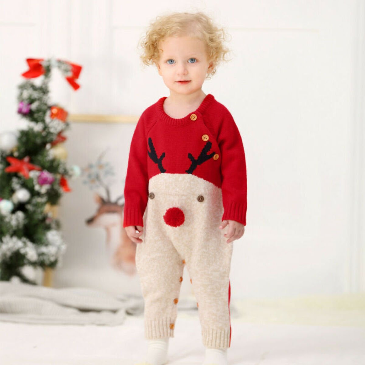 Baby Knitted Christmas Sweater