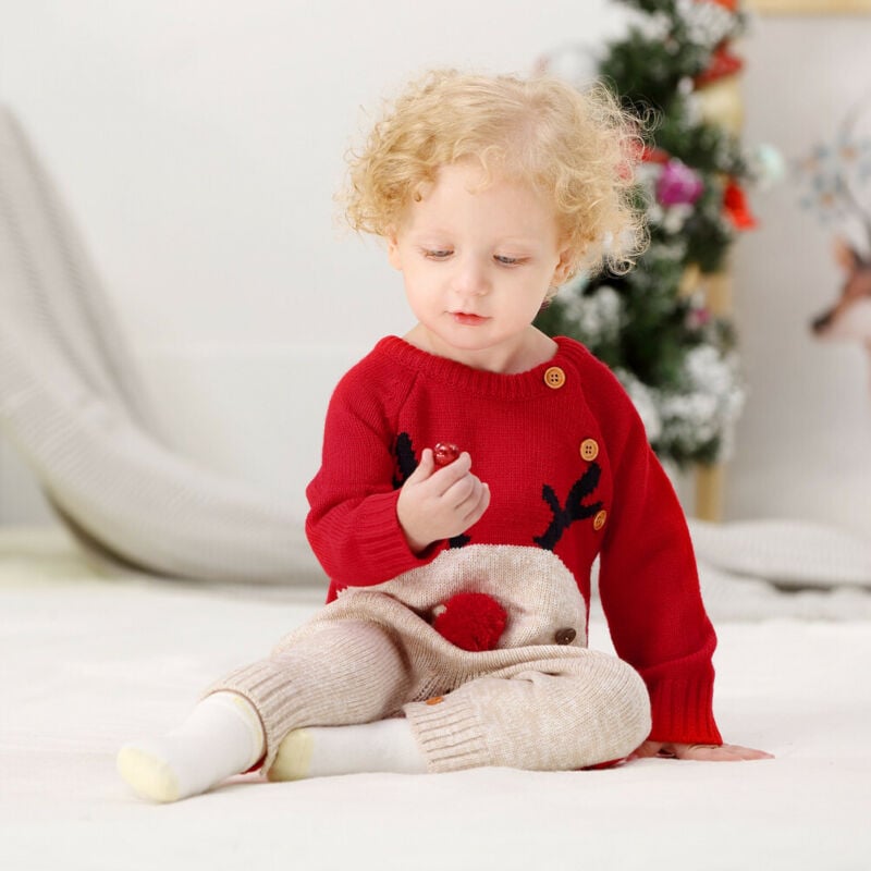 Baby Knitted Christmas Sweater