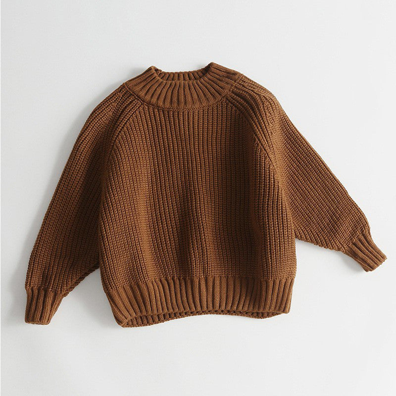 Toddler Knitted High Neck Sweater