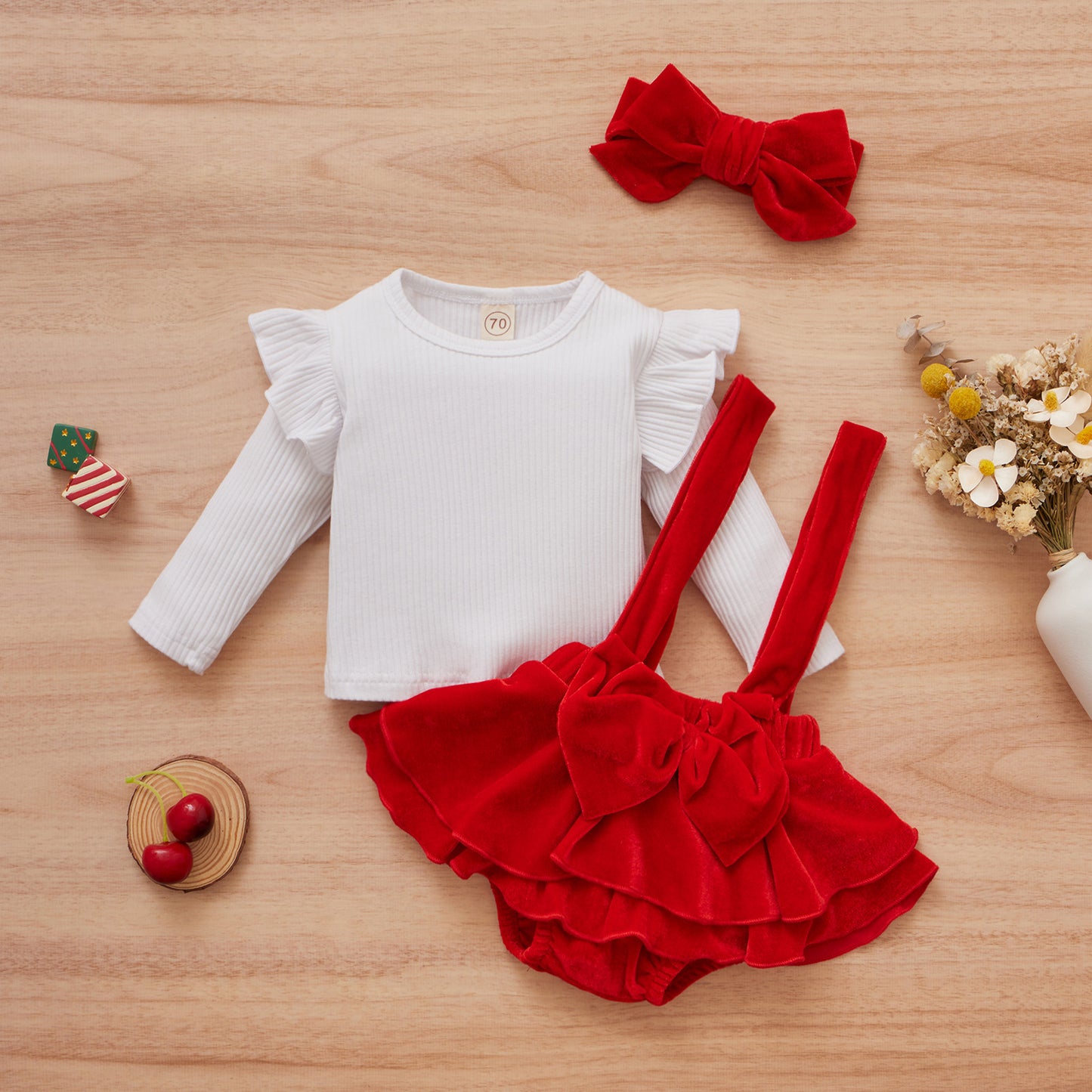 Baby Christmas Bow Dress