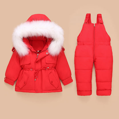 Baby Toddler Snowsuit Waterproof Jacket & Overalls Set