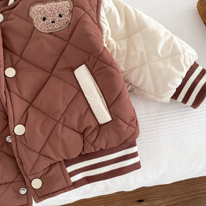 Baby Quilted Bear Jacket