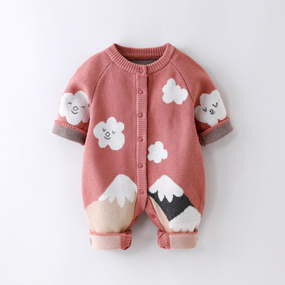 Baby Knitted Casual Jumpsuit