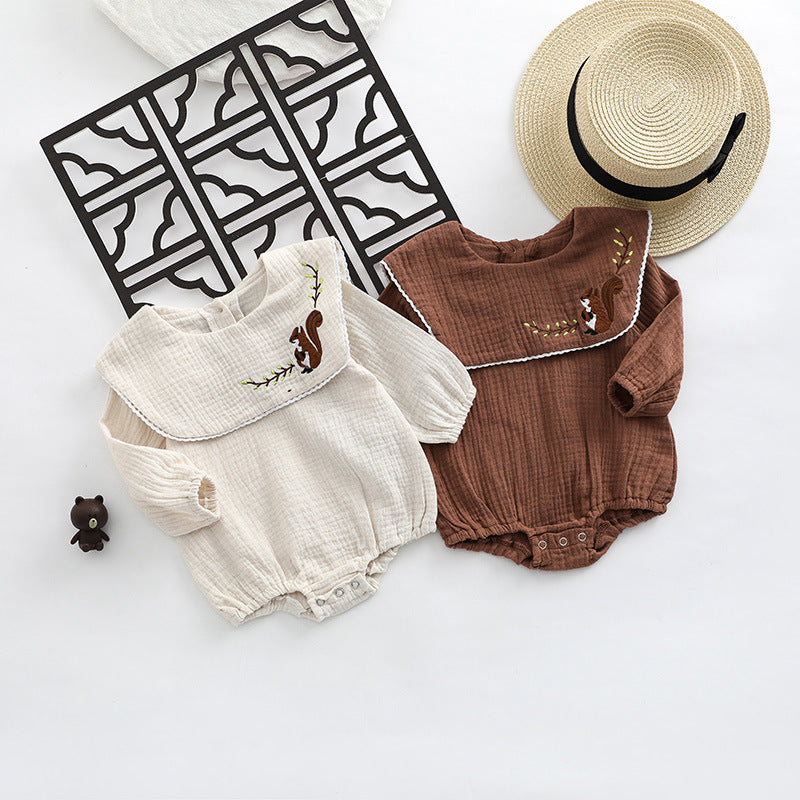 Baby Lapel Casual Romper