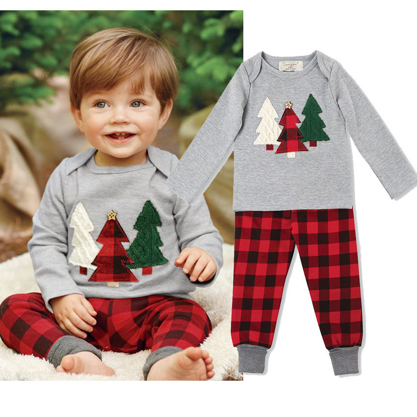 Baby Christmas Tree Outfit Set