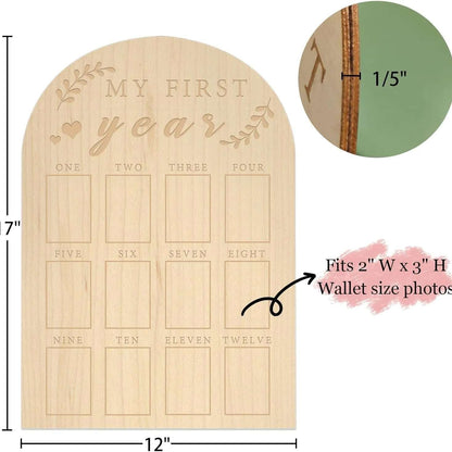 My Baby First Year Photo Frame