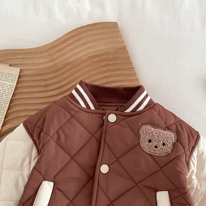 Baby Quilted Bear Jacket