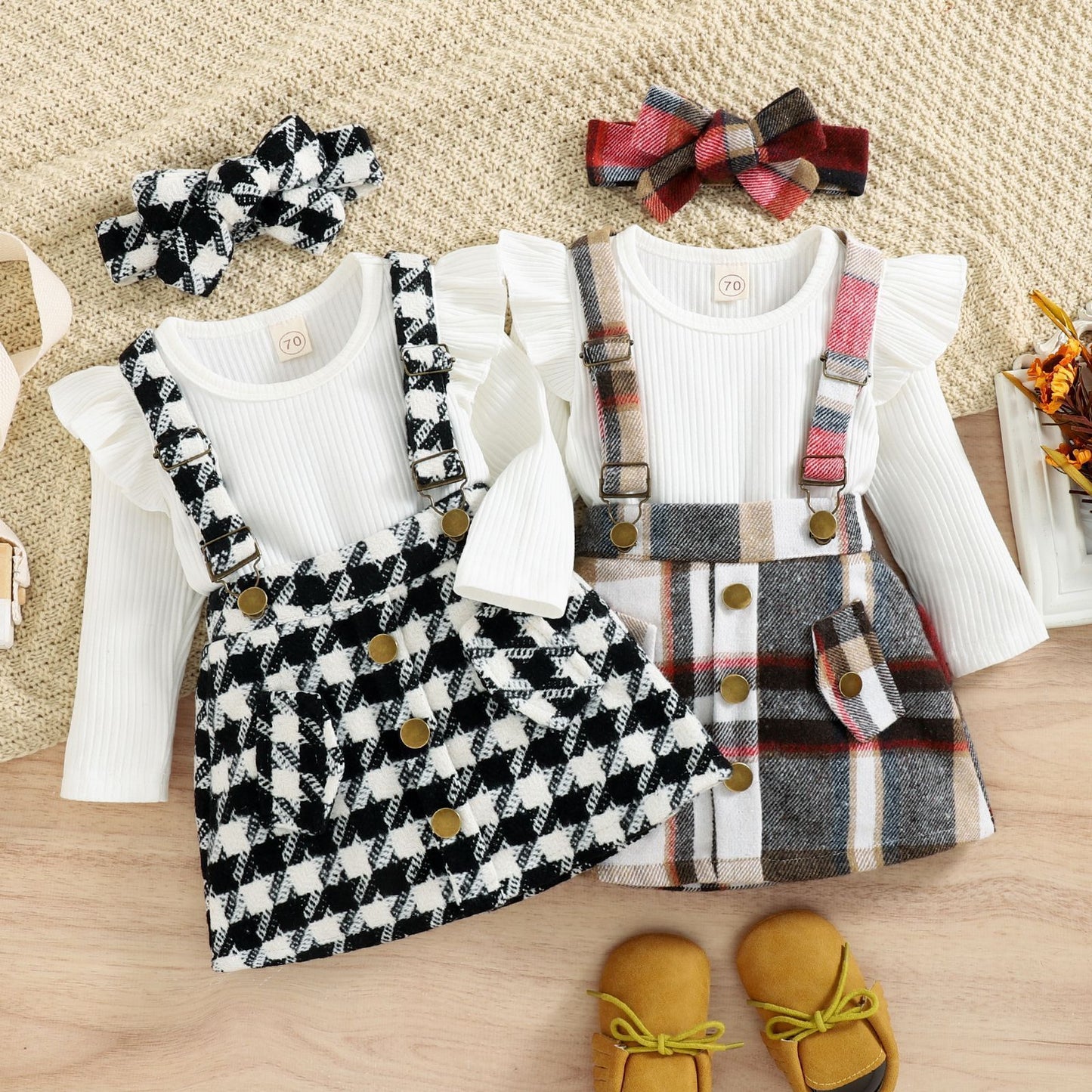 Baby Overall Dress Set