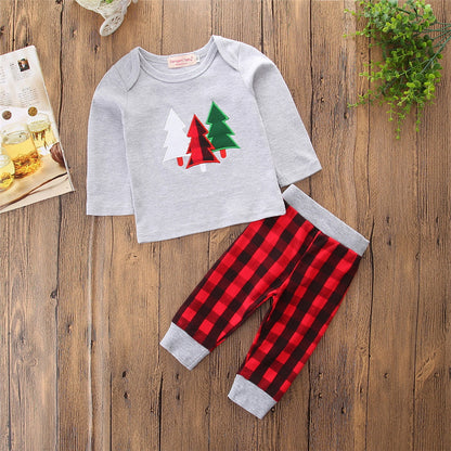 Baby Christmas Tree Outfit Set