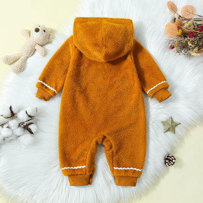 Baby Gingerbread Christmas Romper