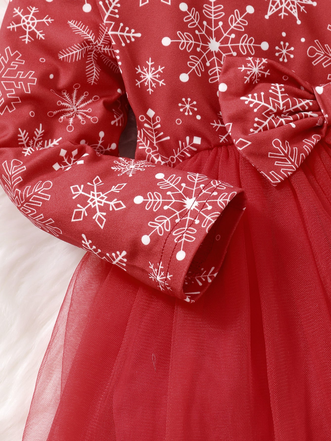 Christmas Baby Girls Snowflake Dress