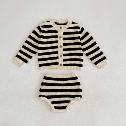 Baby Knitted Cotton 2-Piece Set