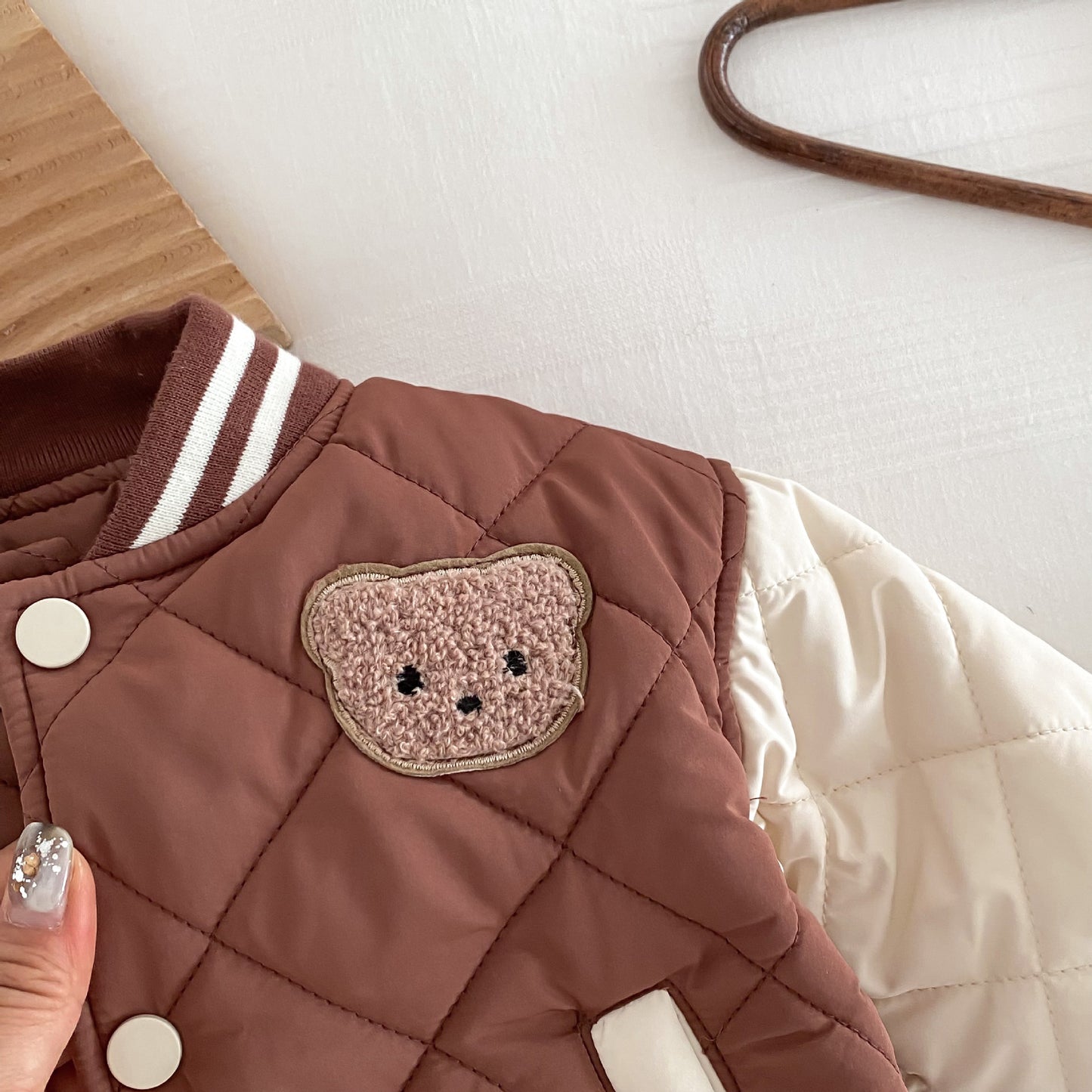 Baby Quilted Bear Jacket