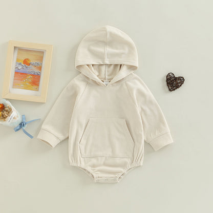 Baby Cotton Hooded Romper