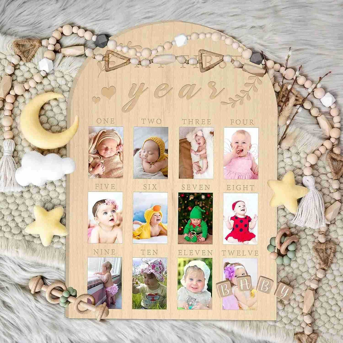 My Baby First Year Photo Frame