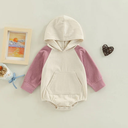 Baby Cotton Hooded Romper