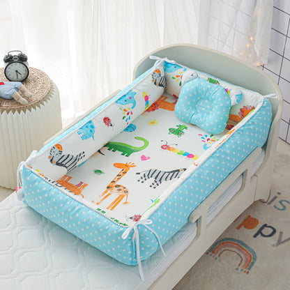 Baby Cotton Crib Sleeping Bed