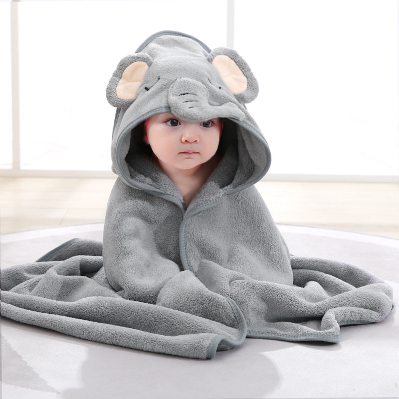 Animal Baby Bathrobe Towel