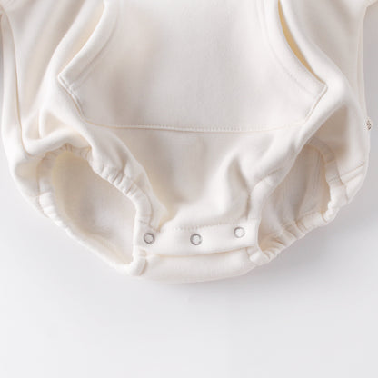 Hooded Cotton Baby Jumpsuit