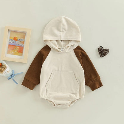 Baby Cotton Hooded Romper