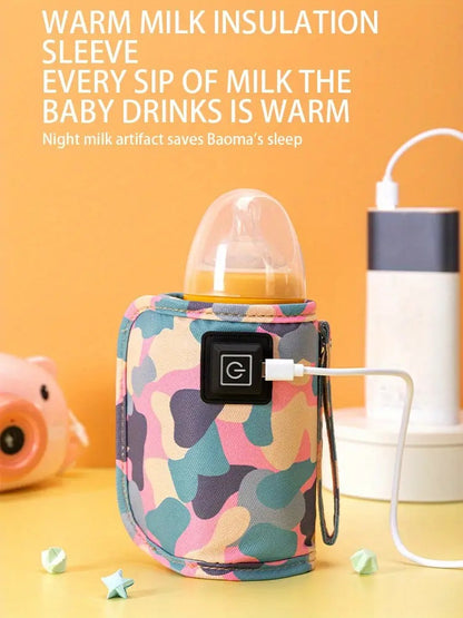 Baby Portable USB Milk Bottle Warmer Bag